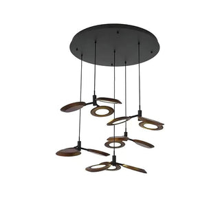 Glow Artistic Wood Chandelier