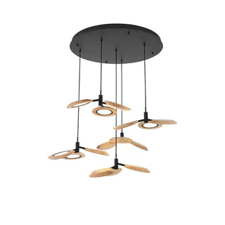 Glow Artistic Wood Chandelier