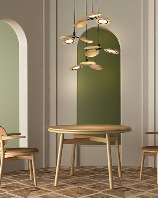 Glow Artistic Wood Chandelier