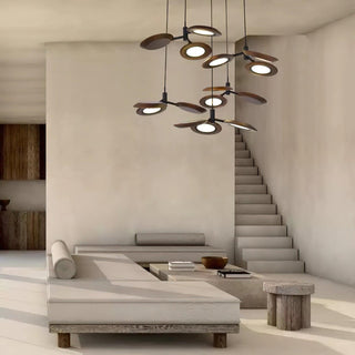 Glow Artistic Wood Chandelier