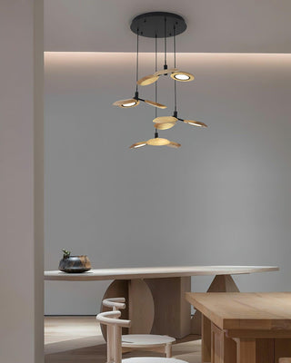 Glow Artistic Wood Chandelier
