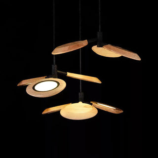 Glow Artistic Wood Chandelier