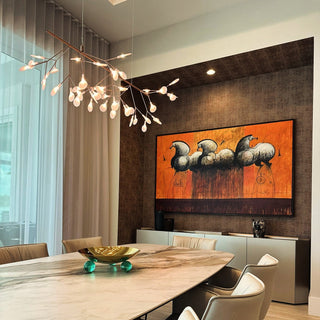 Aurora Modern Firefly Branch Chandelier