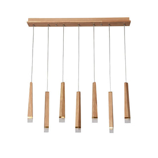 Embers Contemporary Wood Chandelier