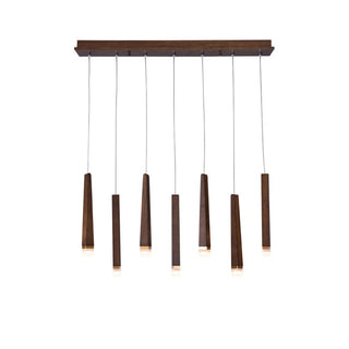 Embers Contemporary Wood Chandelier
