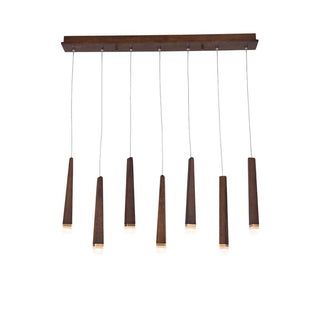 Embers Contemporary Wood Chandelier