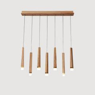 Embers Contemporary Wood Chandelier
