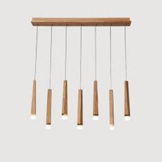 Embers Contemporary Wood Chandelier