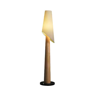 Vela Modern Wood Floor Lamp