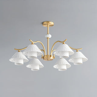 Flared Modern Ceramic Chandelier