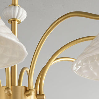 Flared Modern Ceramic Chandelier
