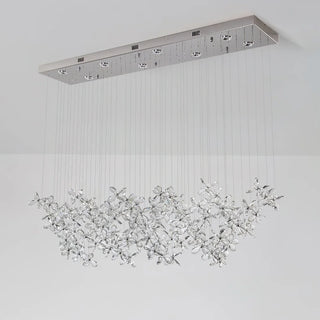 Floating Butterfly Airy Crystal Chandelier