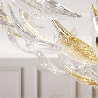 Mara Art Deco Glass Chandelier