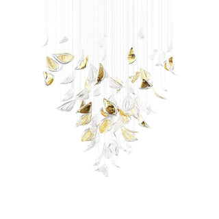 Mara Art Deco Glass Chandelier