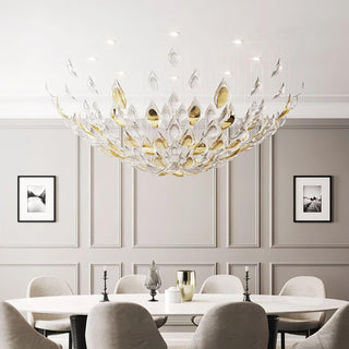 Mara Art Deco Glass Chandelier