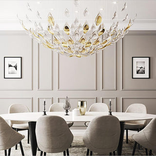 Mara Art Deco Glass Chandelier