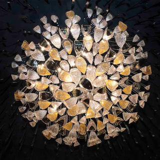 Mara Art Deco Glass Chandelier