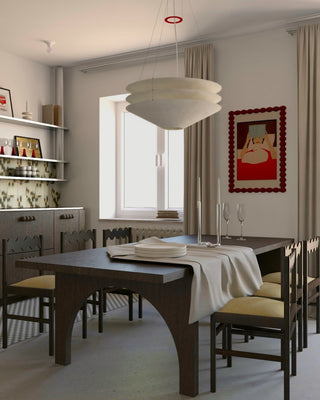 Float Modern Fabric Pendant Light