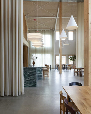 Float Modern Fabric Pendant Light