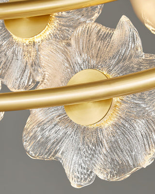 Aura Flora Glass Chandelier