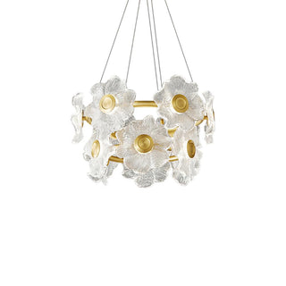 Aura Flora Glass Chandelier