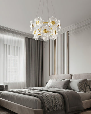 Aura Flora Glass Chandelier