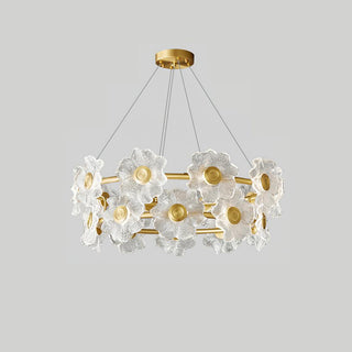 Aura Flora Glass Chandelier