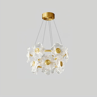 Aura Flora Glass Chandelier