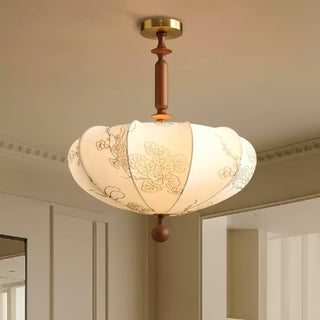 Floral Vintage Cloth Ceiling Light