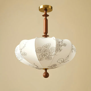 Floral Vintage Cloth Ceiling Light
