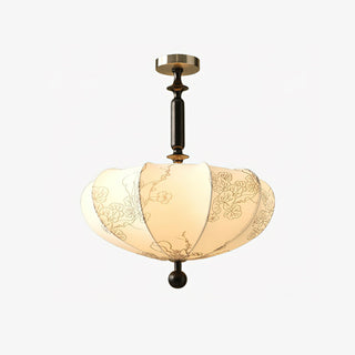 Floral Vintage Cloth Ceiling Light