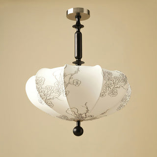 Floral Vintage Cloth Ceiling Light