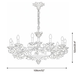 Vren Glamorous Plaster Chandelier