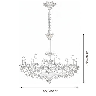 Vren Glamorous Plaster Chandelier