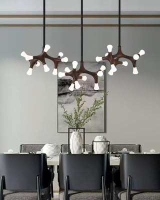 Anthesis Contemporary Wood Chandelier