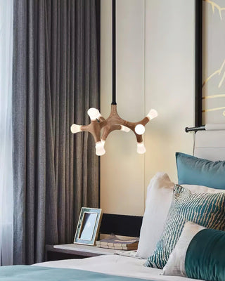 Anthesis Contemporary Wood Chandelier
