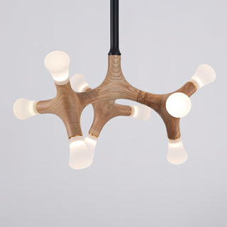 Anthesis Contemporary Wood Chandelier