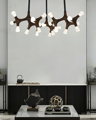 Anthesis Contemporary Wood Chandelier
