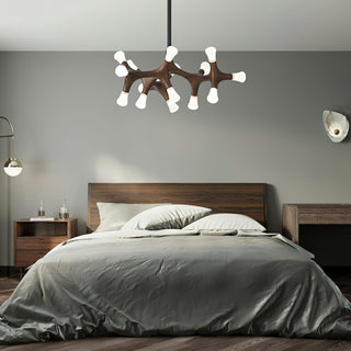 Anthesis Contemporary Wood Chandelier