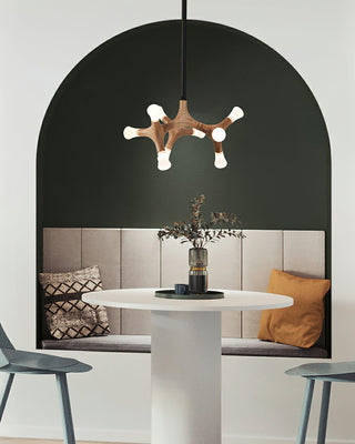 Anthesis Contemporary Wood Chandelier