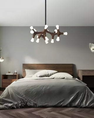 Anthesis Contemporary Wood Chandelier