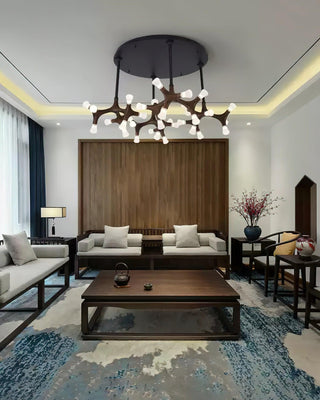 Anthesis Contemporary Wood Chandelier