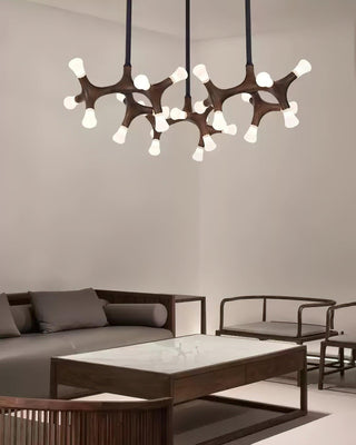 Anthesis Contemporary Wood Chandelier