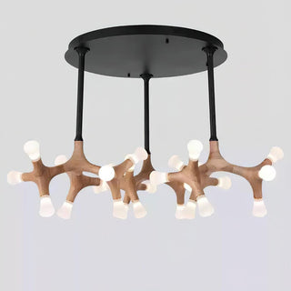Anthesis Contemporary Wood Chandelier