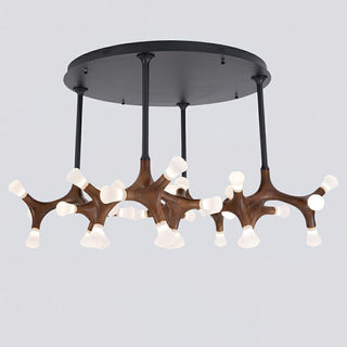Anthesis Contemporary Wood Chandelier