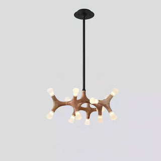 Anthesis Contemporary Wood Chandelier