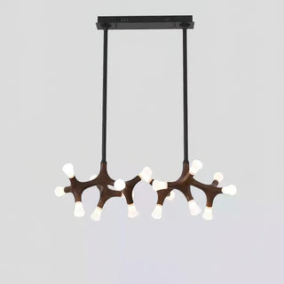 Anthesis Contemporary Wood Chandelier