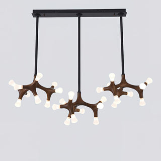 Anthesis Contemporary Wood Chandelier