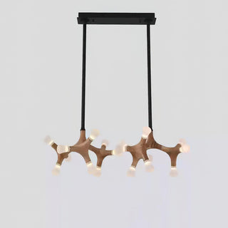 Anthesis Contemporary Wood Chandelier