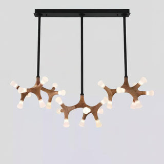 Anthesis Contemporary Wood Chandelier